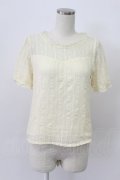 axes femme / レースカットソー  アイボリー T-26-03-16-008-AX-TO-IG-ZT