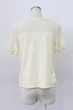 画像2: axes femme / レースカットソー  アイボリー T-26-03-16-008-AX-TO-IG-ZT