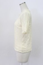 画像3: axes femme / レースカットソー  アイボリー T-26-03-16-008-AX-TO-IG-ZT647 (3)