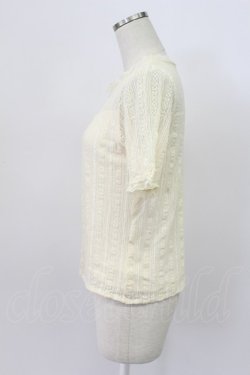 画像3: axes femme / レースカットソー  アイボリー T-26-03-16-008-AX-TO-IG-ZT