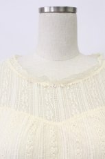 画像5: axes femme / レースカットソー  アイボリー T-26-03-16-008-AX-TO-IG-ZT647 (5)