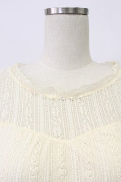 画像5: axes femme / レースカットソー  アイボリー T-26-03-16-008-AX-TO-IG-ZT