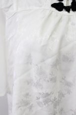 画像5: axes femme / ジャカードチャイナブラウス  白Ｘ黒 T-26-03-16-001-AX-BL-SA-ZT647 (5)