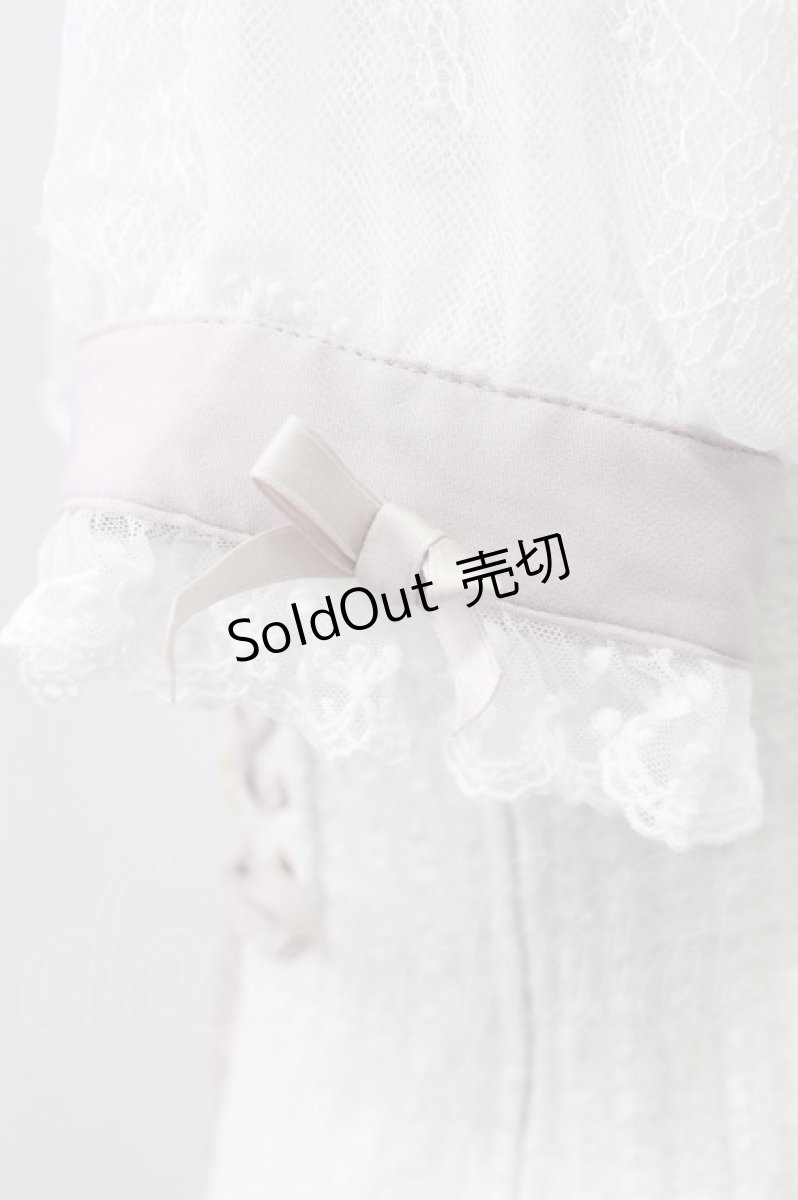 画像5: LIZ LISA / 半袖メッセージリボンツイードセットアップ  白Ｘピンク T-26-03-16-010-LO-OP-SA-ZT647 (5)