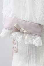 画像5: LIZ LISA / 半袖メッセージリボンツイードセットアップ  白Ｘピンク T-26-03-16-010-LO-OP-SA-ZT647 (5)