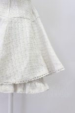 画像6: LIZ LISA / 半袖メッセージリボンツイードセットアップ  白Ｘピンク T-26-03-16-010-LO-OP-SA-ZT647 (6)