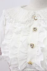 画像9: LIZ LISA / 半袖メッセージリボンツイードセットアップ  白Ｘピンク T-26-03-16-010-LO-OP-SA-ZT647 (9)