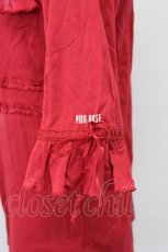 画像4: PINK HOUSE / スクウェアネックフリルTシャツ L レッド T-26-03-16-014-LO-TS-SA-ZT (4)