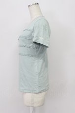 画像4: PINK HOUSE / ロゴpt&フリルTシャツ M ミント T-26-03-16-015-LO-TS-SA-ZT647 (4)