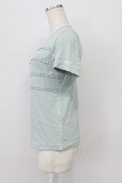 画像4: PINK HOUSE / ロゴpt&フリルTシャツ M ミント T-26-03-16-015-LO-TS-SA-ZT