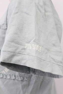 画像5: PINK HOUSE / ロゴpt&フリルTシャツ M ミント T-26-03-16-015-LO-TS-SA-ZT