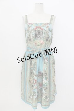 画像1: Juliette et Justine / Swanhilde echarpe〜スワニルダ エシャルプ〜  ブルーグリーン T-26-03-17-028-CL-OP-SA-ZT