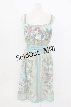 画像2: Juliette et Justine / Swanhilde echarpe〜スワニルダ エシャルプ〜  ブルーグリーン T-26-03-17-028-CL-OP-SA-ZT