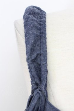 画像3: axes femme / バルーンジャンパースカート  インディゴ T-26-03-17-032-AX-OP-SA-ZT