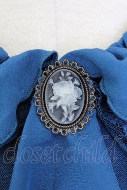 画像5: axes femme / ジャボブローチ付ワンピース  ブルー T-26-03-17-033-AX-OP-SA-ZT