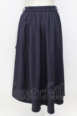 画像2: axes femme / ラッフルフリルスカート M ネイビー T-26-03-17-040-AX-SK-SA-ZT