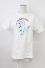 画像1: MILK / セーラーガールTee  白Ｘ赤Ｘ青 T-26-03-17-005-ML-TO-SA-ZT650 (1)
