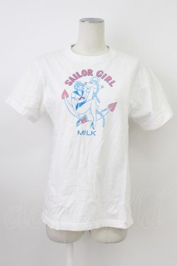 画像1: MILK / セーラーガールTee  白Ｘ赤Ｘ青 T-26-03-17-005-ML-TO-SA-ZT