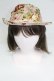 画像4: INGEBORG / 花&チェック帽子  ピンク T-26-03-17-044-LO-AC-SA-ZT (4)