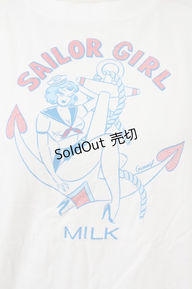 画像3: MILK / セーラーガールTee  白Ｘ赤Ｘ青 T-26-03-17-005-ML-TO-SA-ZT650 (3)
