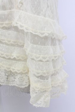 画像4: axes femme / 総レース半袖ブラウス M キナリ T-26-03-17-007-AX-BL-SA-ZT