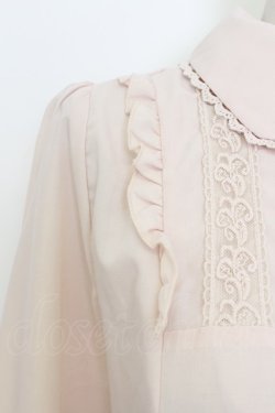 画像3: axes femme / レースフリルブラウス M ピンク T-26-03-17-008-AX-BL-SA-ZT