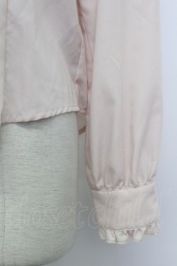 画像4: axes femme / レースフリルブラウス M ピンク T-26-03-17-008-AX-BL-SA-ZT