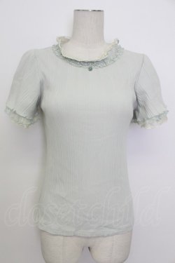 画像1: axes femme / プチスタンドリブインナー  サックス T-26-03-17-010-AX-TO-SA-ZT