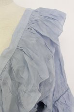 画像3: axes femme / ボリュームフリルカーデ M サックス T-26-03-17-012-AX-TO-SA-ZT (3)