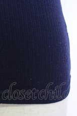 画像4: axes femme POETIQUE / ブーケリボン刺繍リブプルオーバー M ブルー T-26-03-17-014-AX-TO-SA-ZT (4)