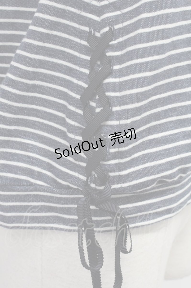 画像3: axes femme / キャッスルフレームカットソー M ネイビー T-26-03-17-015-AX-TO-SA-ZT (3)