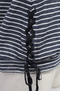 画像3: axes femme / キャッスルフレームカットソー M ネイビー T-26-03-17-015-AX-TO-SA-ZT