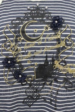 画像4: axes femme / キャッスルフレームカットソー M ネイビー T-26-03-17-015-AX-TO-SA-ZT