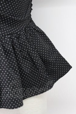 画像4: Lily Brown / ドット半袖トップス  黒 T-26-03-17-016-EL-TO-SA-ZT