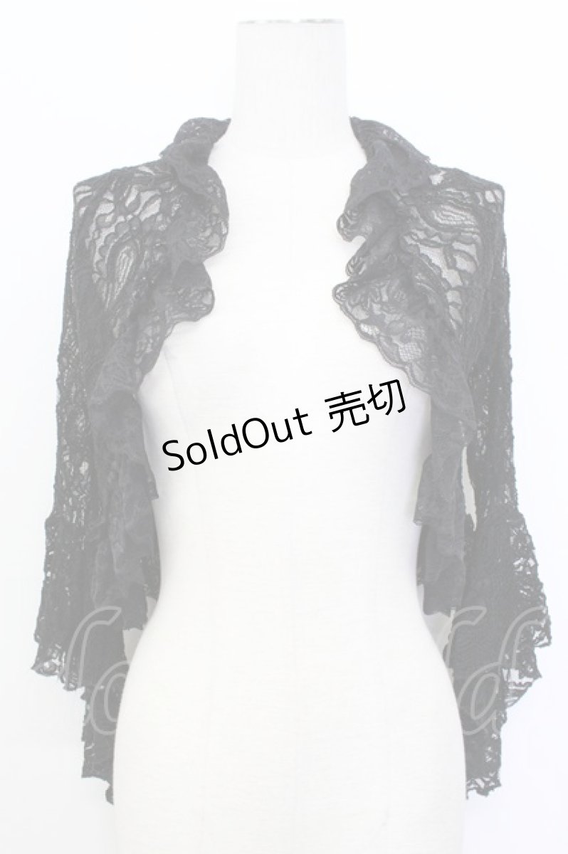 画像1: MR corset / レースボレロ  黒 T-26-03-17-018-PU-TO-SA-ZT650 (1)