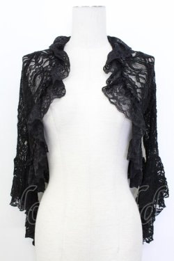 画像1: MR corset / レースボレロ  黒 T-26-03-17-018-PU-TO-SA-ZT