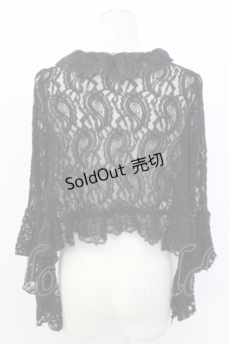 画像2: MR corset / レースボレロ  黒 T-26-03-17-018-PU-TO-SA-ZT650 (2)
