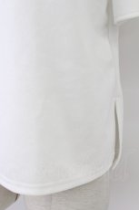 画像4: axes femme / 袖レース切替カットプルオーバー  ホワイト T-26-03-17-002-AX-TO-SA-ZT650 (4)