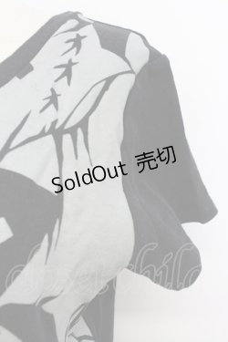 画像3: HANGRY&ANGRY / HANGRY&ANGRY半袖カットソー  黒Ｘグレー T-26-03-17-020-HN-TO-SA-ZT