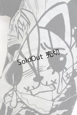 画像4: HANGRY&ANGRY / HANGRY&ANGRY半袖カットソー  黒Ｘグレー T-26-03-17-020-HN-TO-SA-ZT