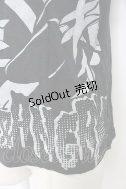 画像5: HANGRY&ANGRY / HANGRY&ANGRY半袖カットソー  黒Ｘグレー T-26-03-17-020-HN-TO-SA-ZT