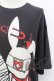 画像3: ACDC RAG / うさぎくまぬいぐるみTシャツ  黒Ｘ白Ｘ赤 T-26-03-17-022-PU-TO-SA-ZT (3)