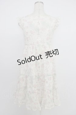 画像2: Emily Temple cute / バレリーナローズノースリーブワンピース  白ＸピンクＸ青 T-26-03-21-025-ET-OP-SA-ZT