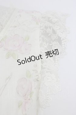 画像4: Emily Temple cute / バレリーナローズノースリーブワンピース  白ＸピンクＸ青 T-26-03-21-025-ET-OP-SA-ZT