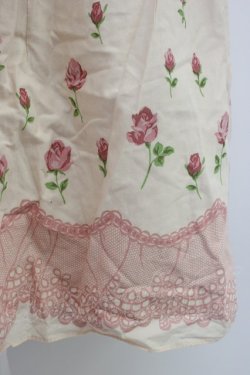 画像4: Emily Temple cute / ローズレースプリント半袖ワンピース  ピンク T-26-03-21-026-ET-OP-SA-ZT