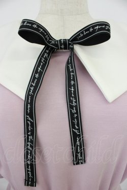 画像3: axes femme POETIQUE / セーラーカラーカットワンピース M ピンク T-26-03-21-027-AX-OP-SA-ZT