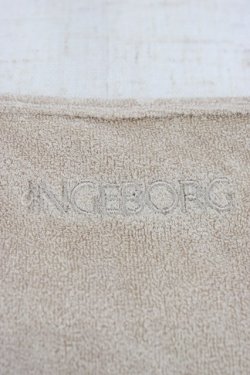 画像3: INGEBORG / パイル地ロゴ刺繍トップス  ベージュ T-26-03-21-003-LO-TO-SA-ZT