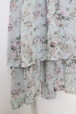 画像4: axes femme / 花柄肩あきワンピース M サックス T-26-03-21-031-AX-OP-SA-ZT560 (4)