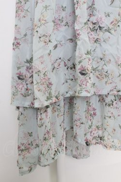 画像4: axes femme / 花柄肩あきワンピース M サックス T-26-03-21-031-AX-OP-SA-ZT