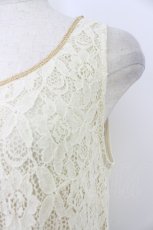 画像3: axes femme / 重ね着風ノースリーブワンピース M アイボリー× T-26-03-21-032-AX-OP-SA-ZT560 (3)